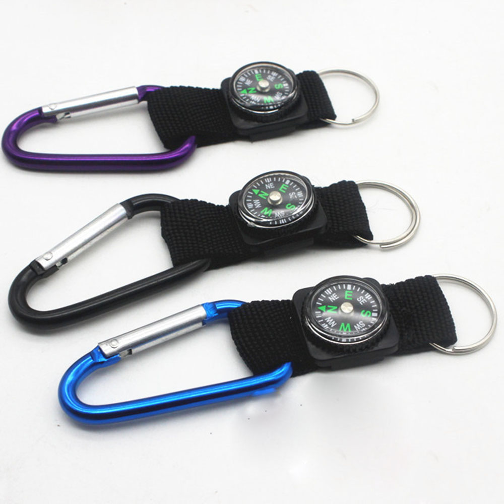 5 Cm Carabiner with Compass 5