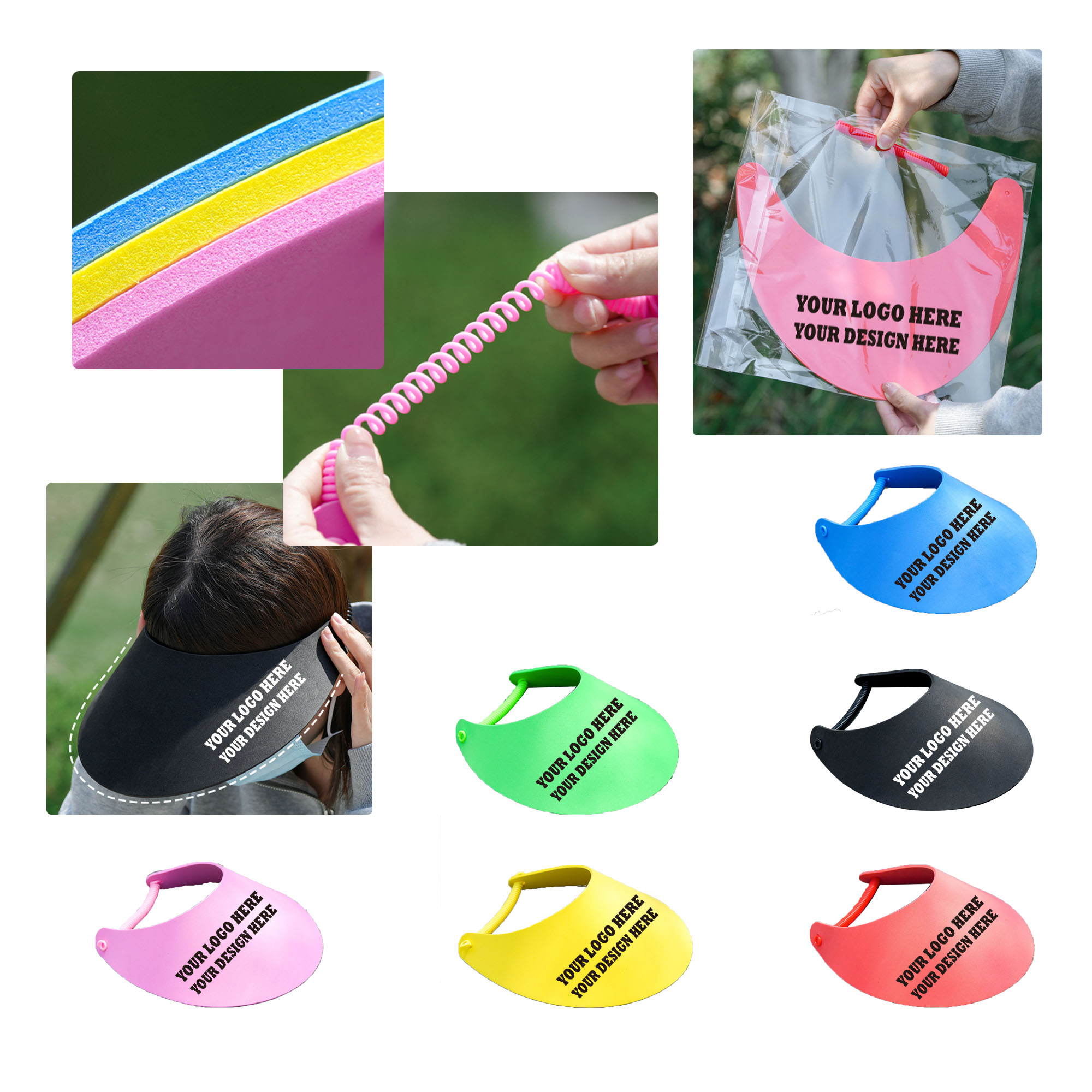MOQ100 Large-Brimmed EVA Sun Hat 2