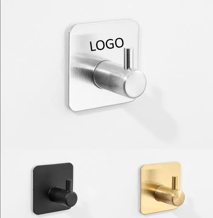 Stainless Steel Adhesive Wall Hook 4