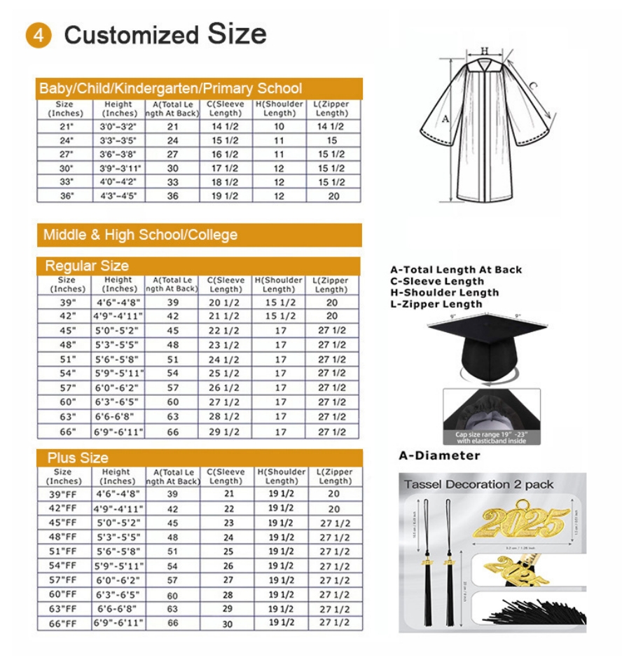 2025 Graduation Cap And Gown 5