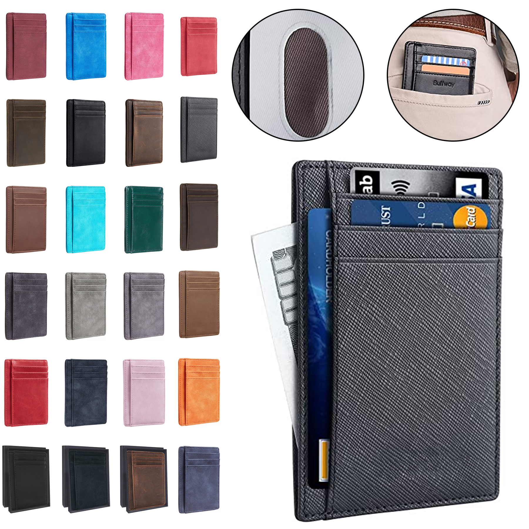 Leather Slim Wallet 2