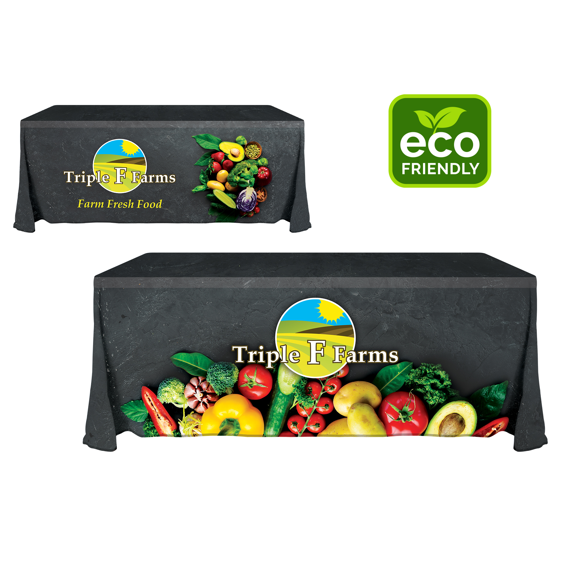 6' Recycled KP Throw Style Table Cover 5