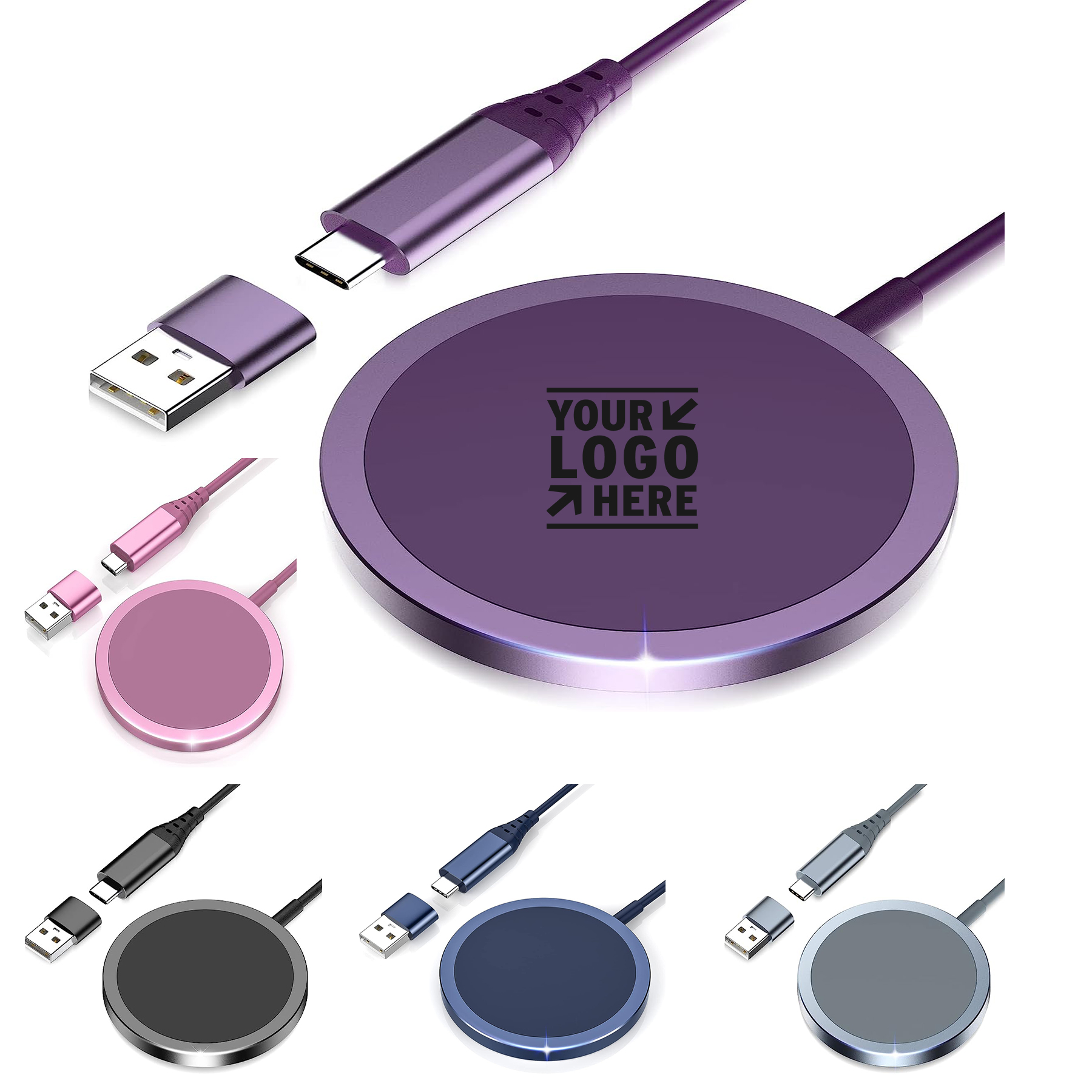 Phone 13 14 Max Series USB C Mag Safe Magnetic Wireless Charger Pad 2
