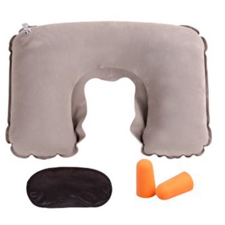 Travel Neck Pillow Set With Eye Mask 5