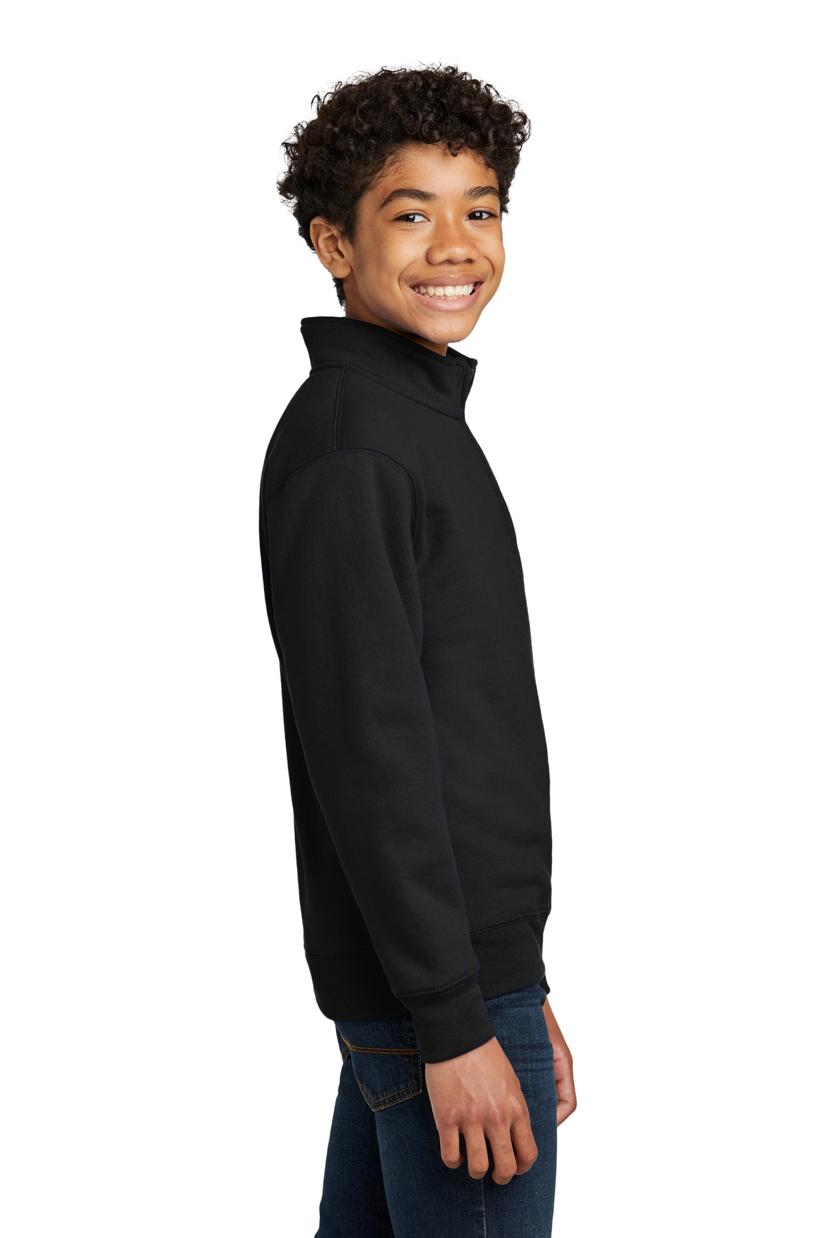 Port & Company® Youth Core Fleece 1/4-Zip Pullover Sweatshirt 28