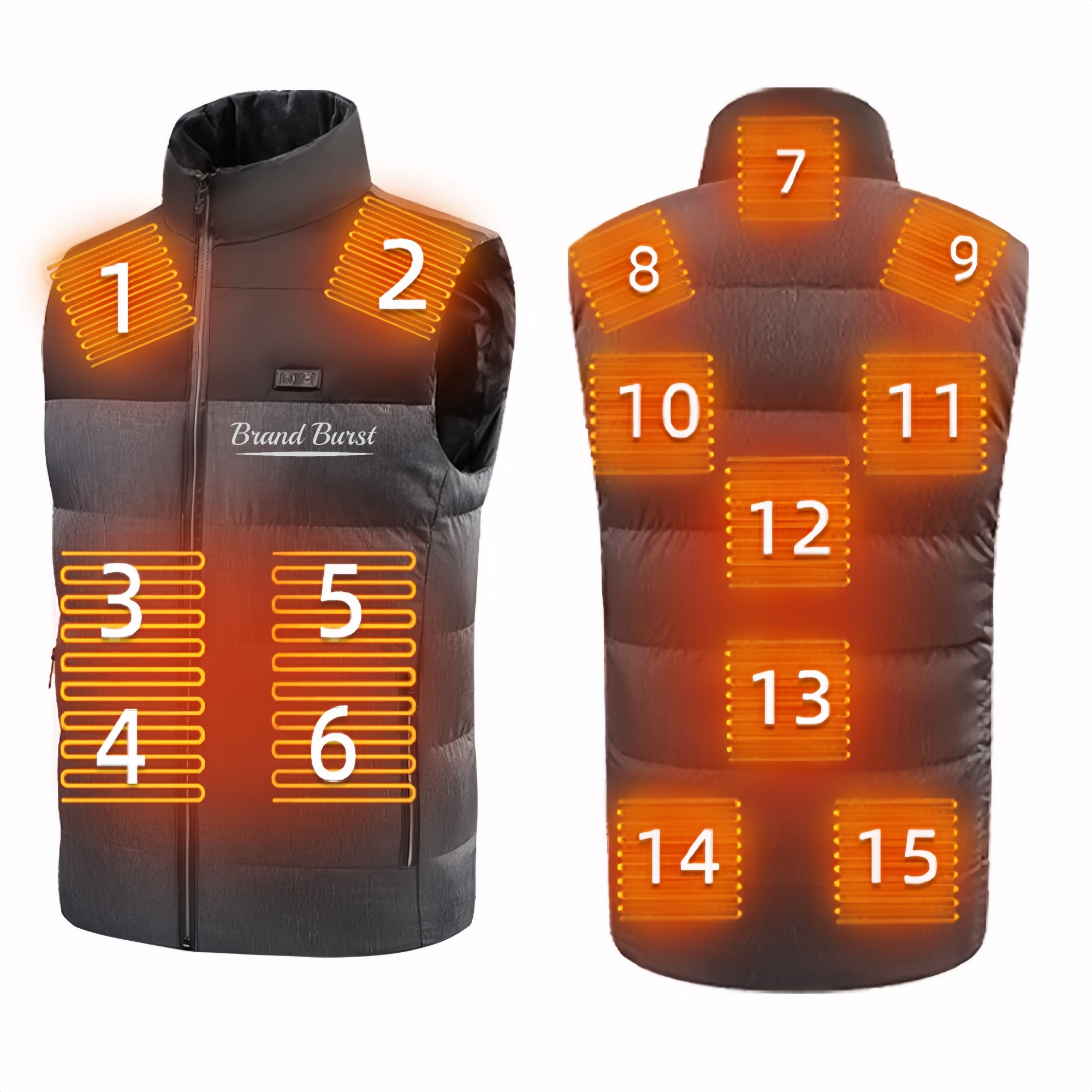 USB Rechargeable Heating Jacket 4