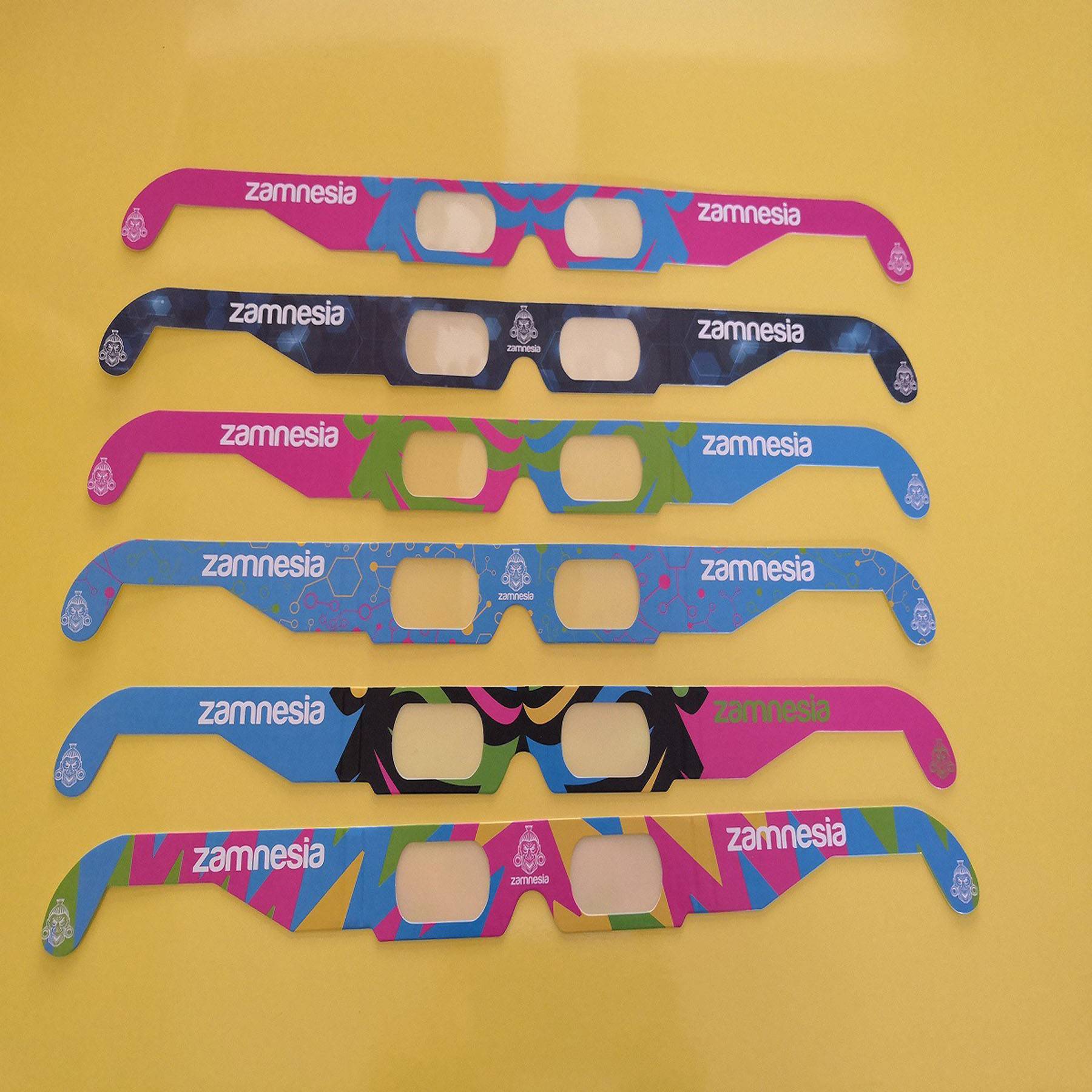3D Fireworks Paper Glasses 3