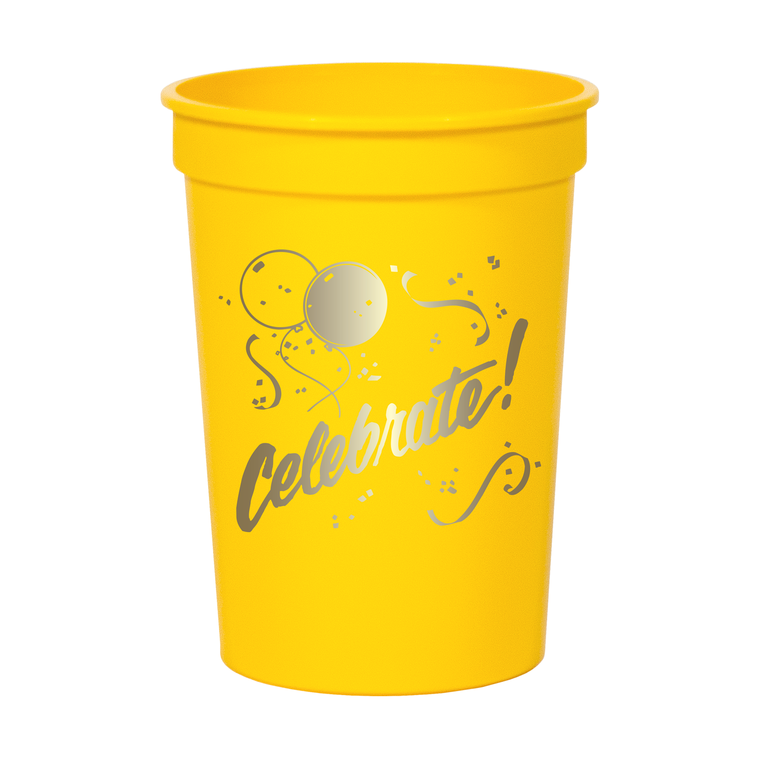 12 oz Smooth Colored Stadium/Souvenir Cup