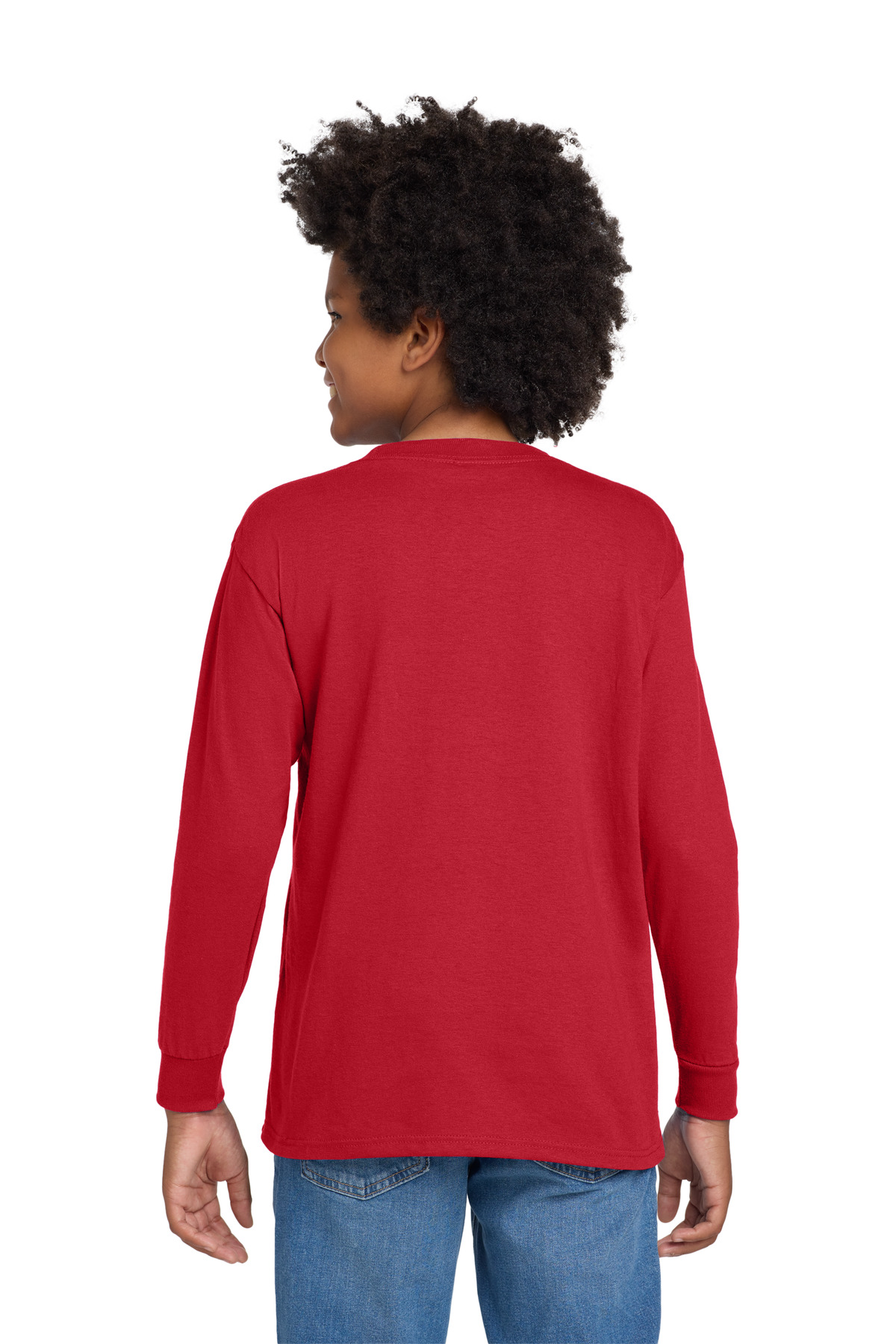 Gildan Youth Heavy Cotton 100% Cotton Long Sleeve T-Shirt. 5400B 108