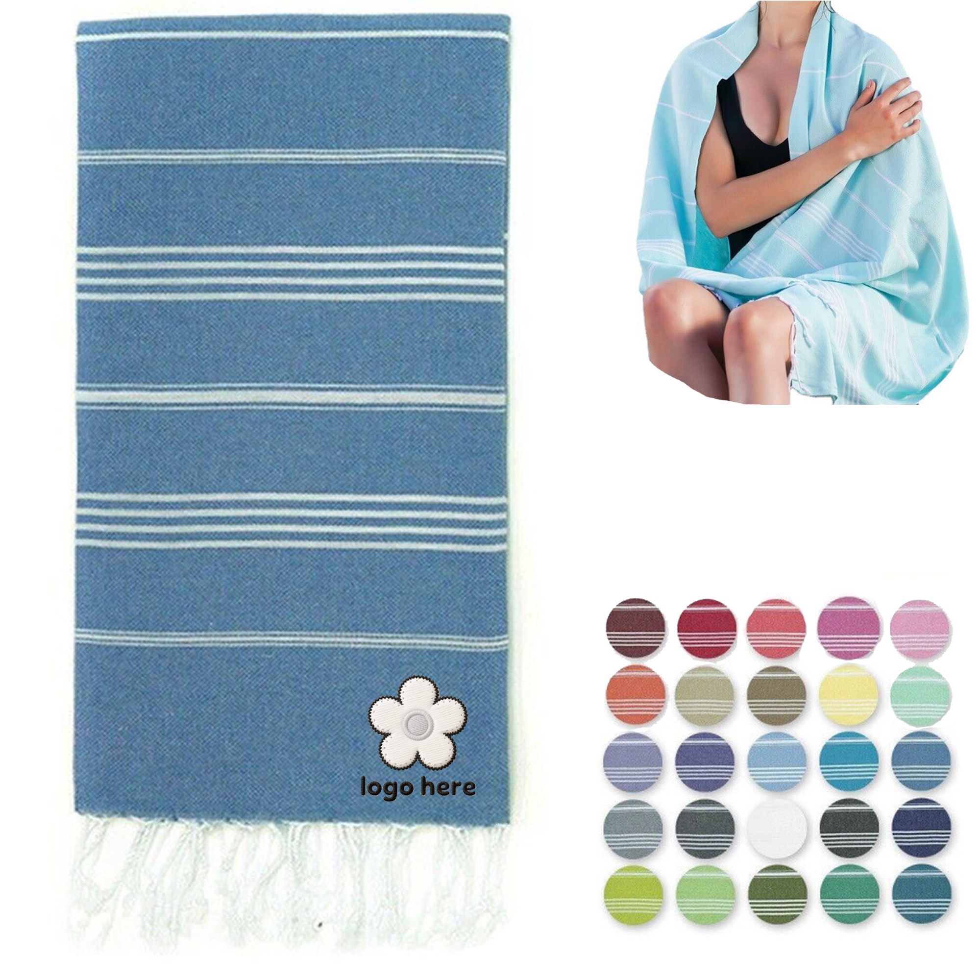 Oversized Turkish Cotton Towel 13
