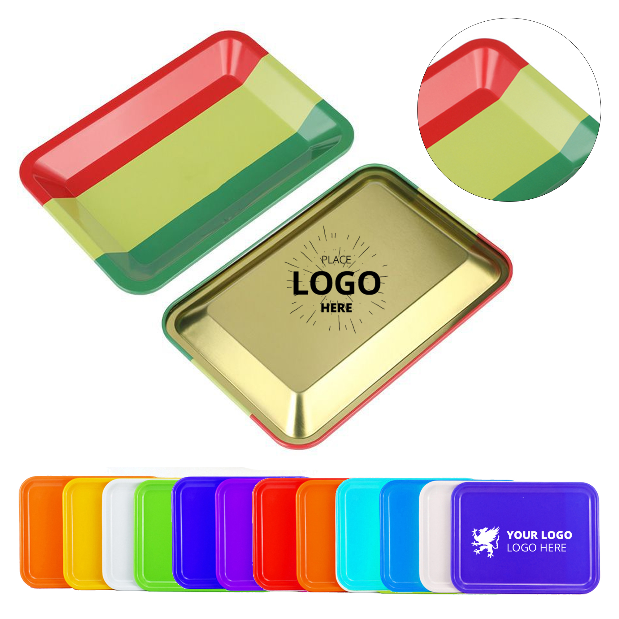 Full Color Custom Rolling Tray 2
