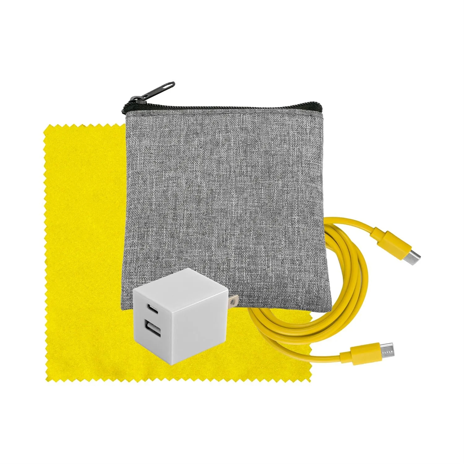 Recycled A+C to C Cable, Wall & Cloth Set 8