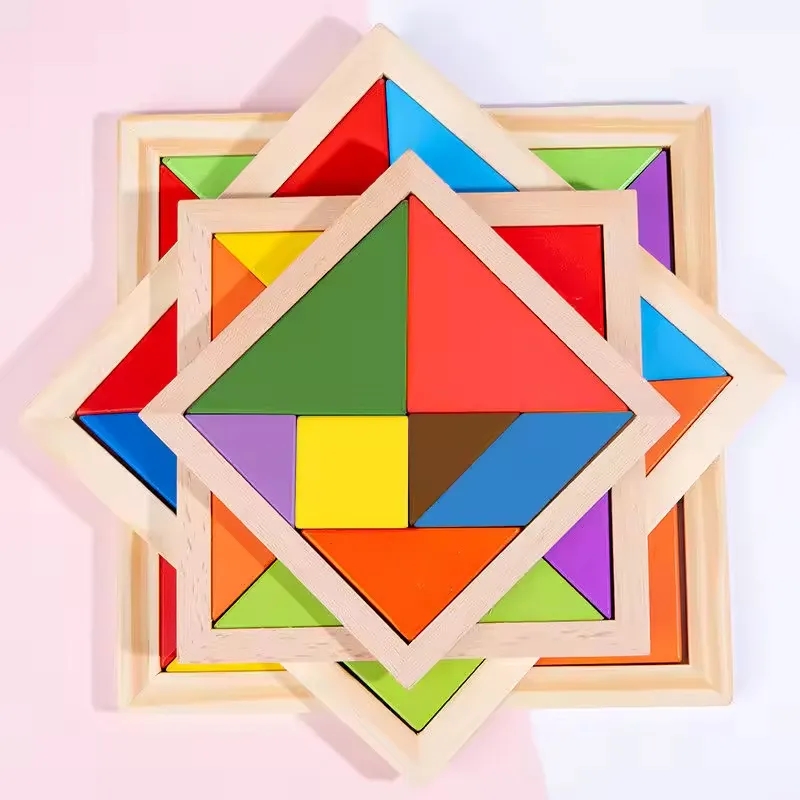 Wooden Tangram/Puzzle 4