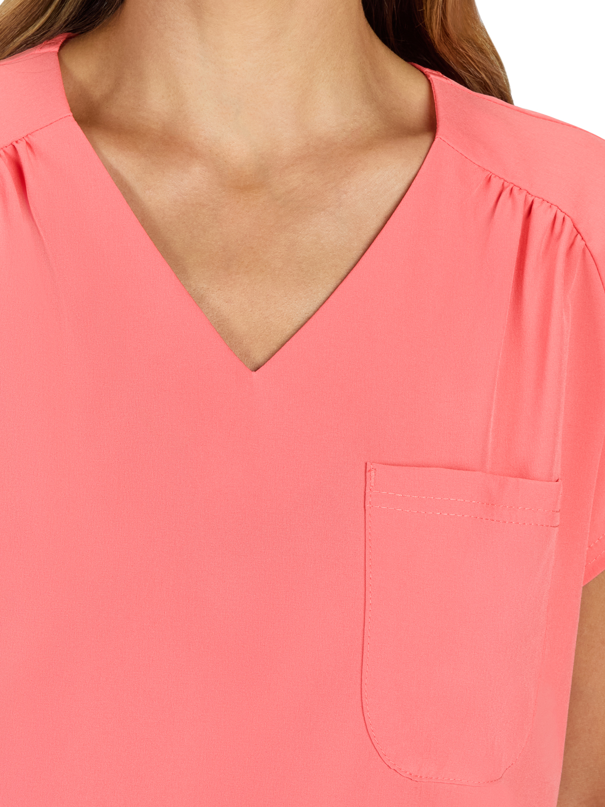 koi - Planet koi - Women's One-Pocket Heart-Shaped Neckline Eco-Friendly Kailani Top 23