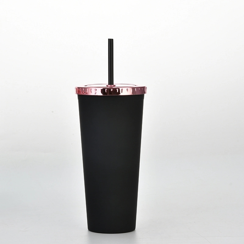 Custom 24 oz AS Plastic Material Tumbler With Straw 11