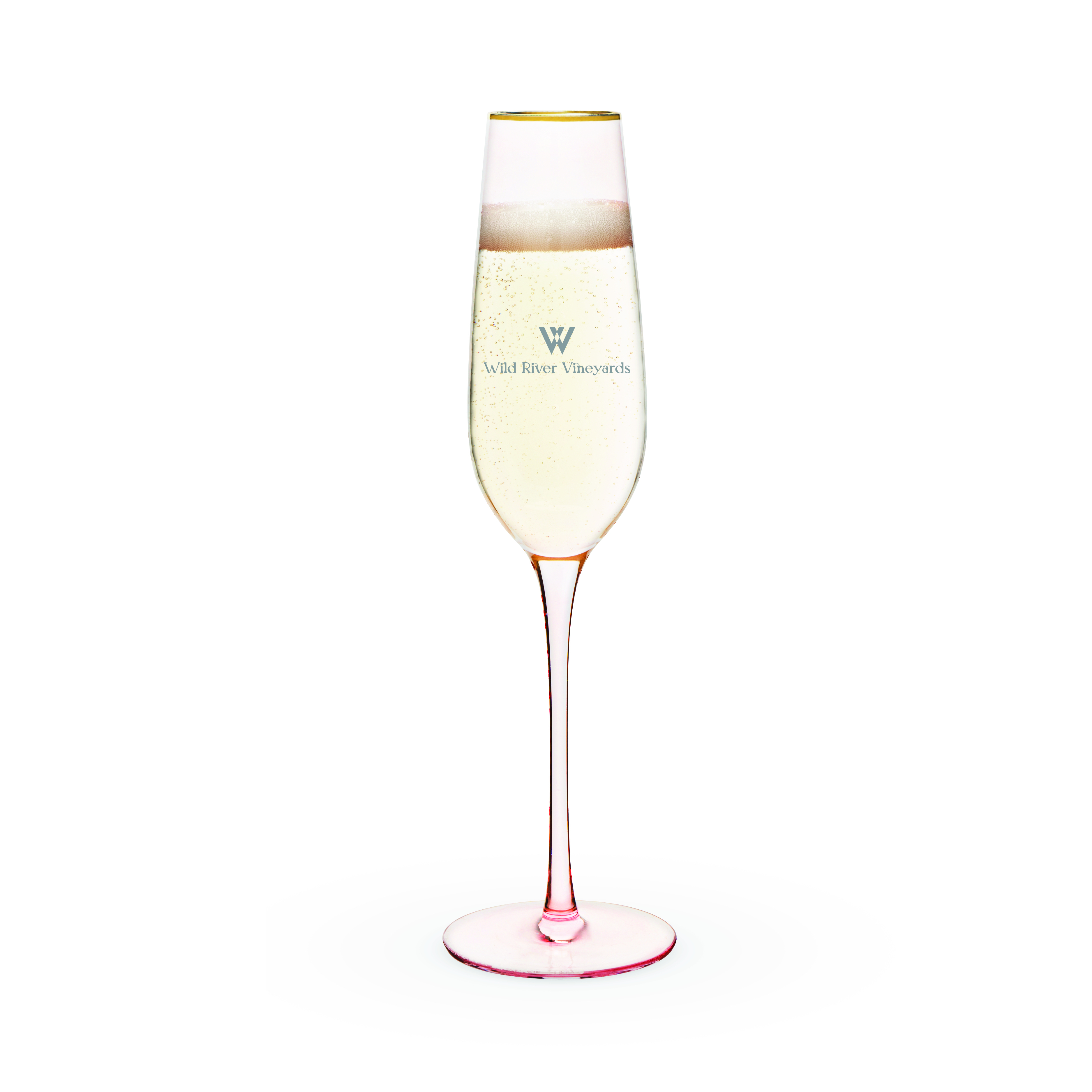 Twine Living® Rose Crystal Champagne Flute