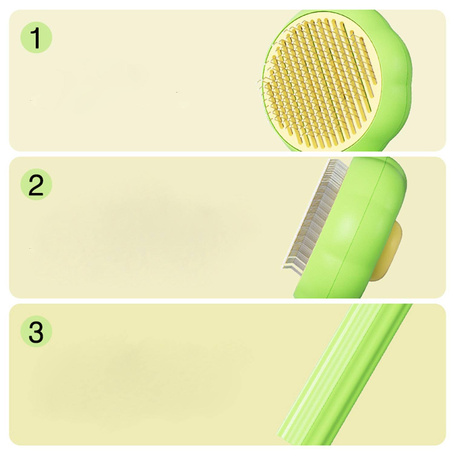 Stainless Steel Pet Comb Hair Remover Brush 4