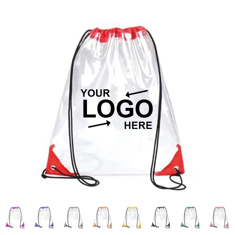 Clear Stadium Drawstring Backpack