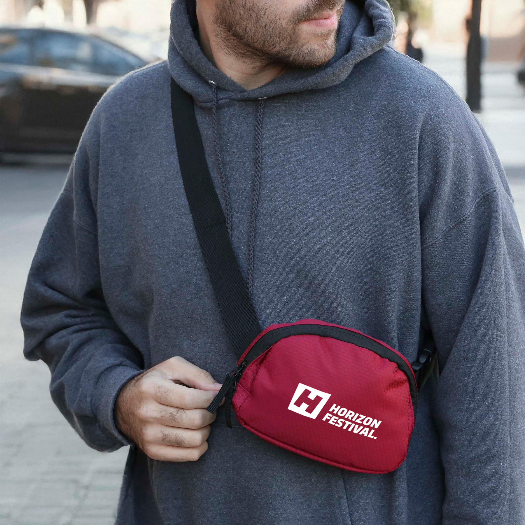 Over-The-Shoulder Bag - RPET Ripstop