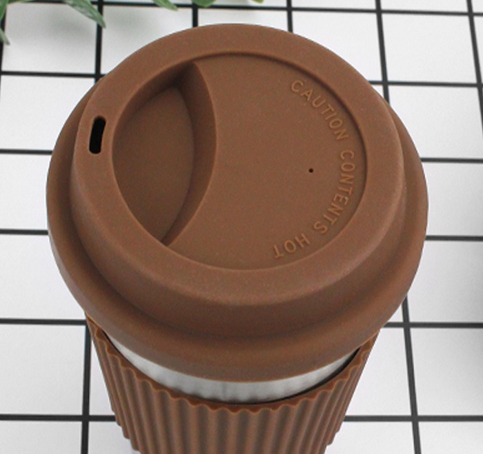 Stainless Steel Coffee Cup with Lid 16oz 3