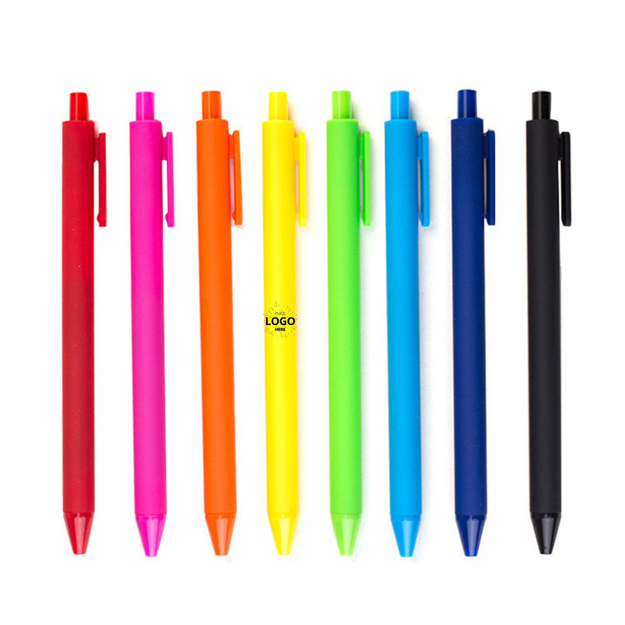 Candy Color Plastic Click Pen 3