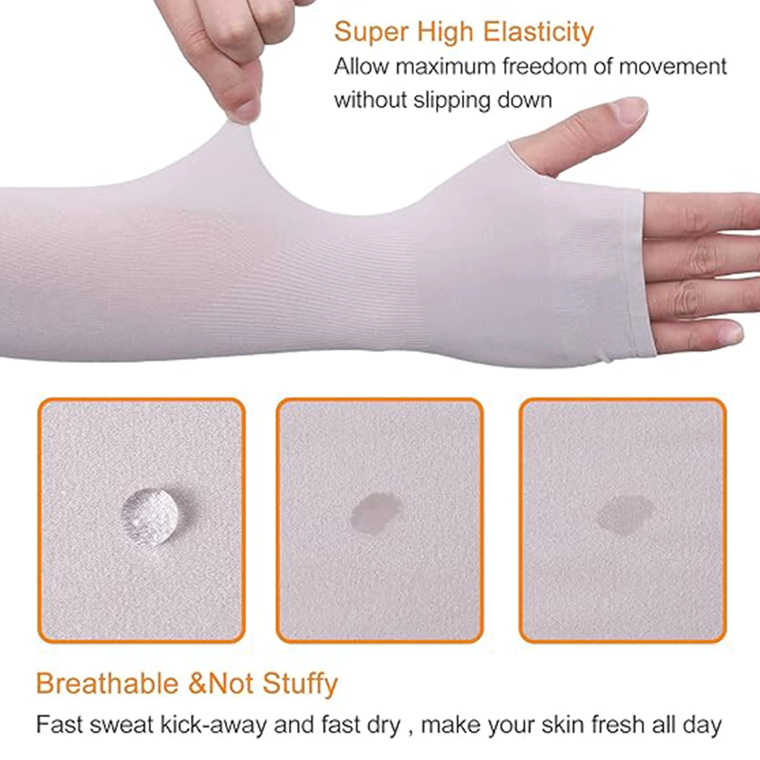 Ice Silk Cooling Arm Sleeves/Armbands 1