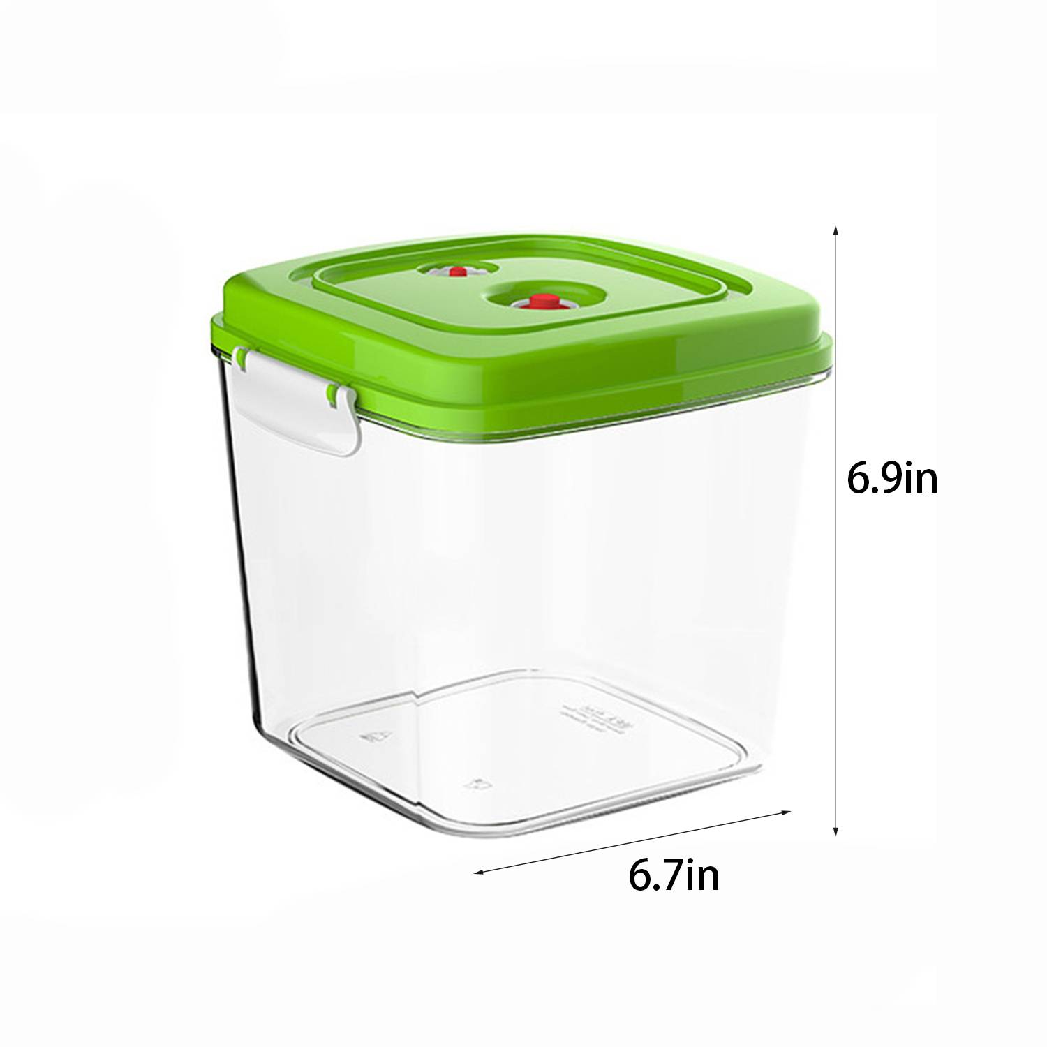 100oz Clear Vacuum Food Storage Container w/ Pump Seal 2