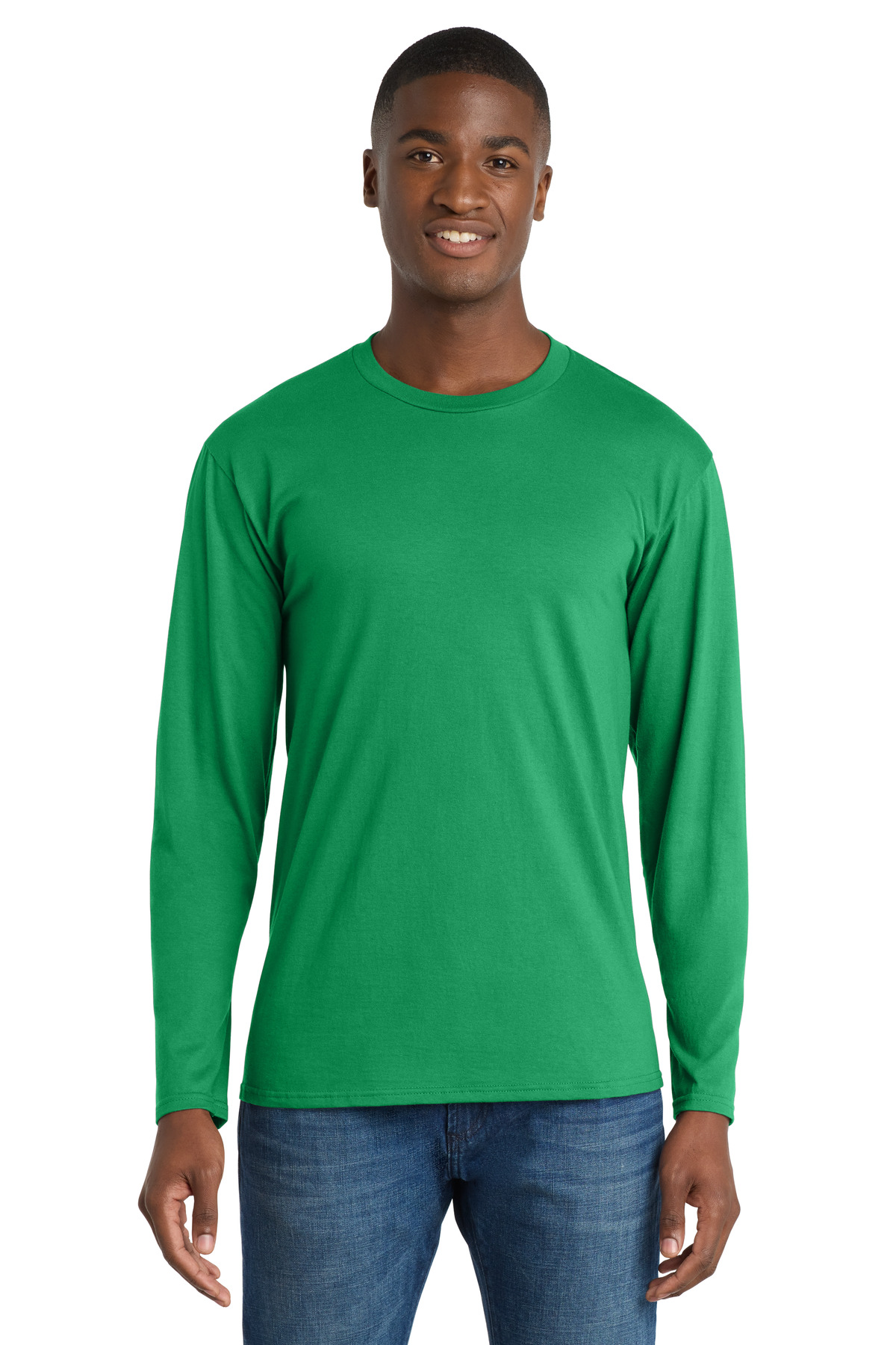 Port & Co Long Sleeve Fan Favorite Tee. PC450LS 111