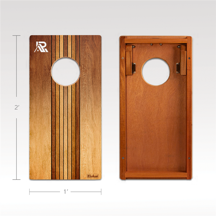 1' x 2' Compact Travel Cornhole Boards 18