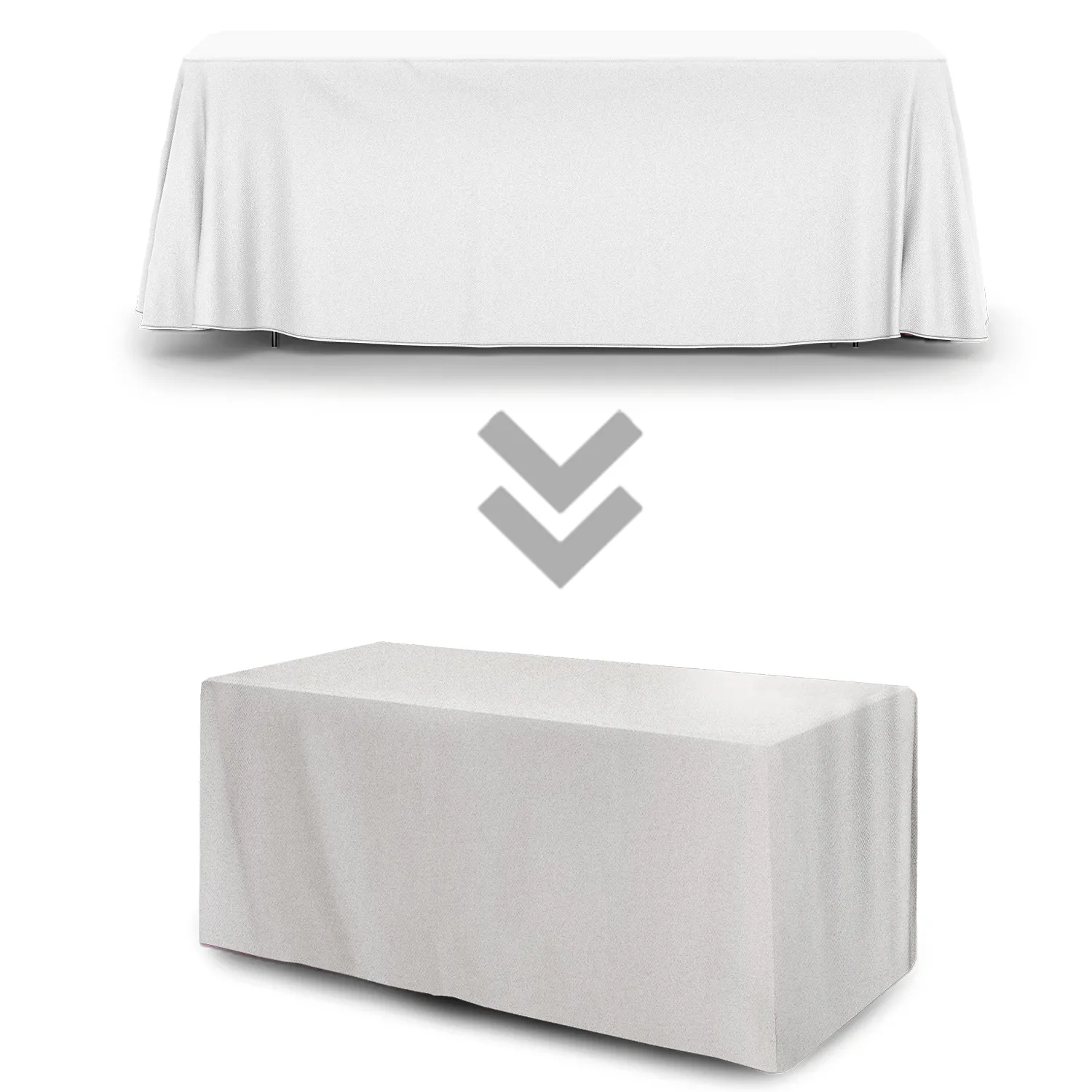 Convertible 6ft Drape to 4ft Fitted 3