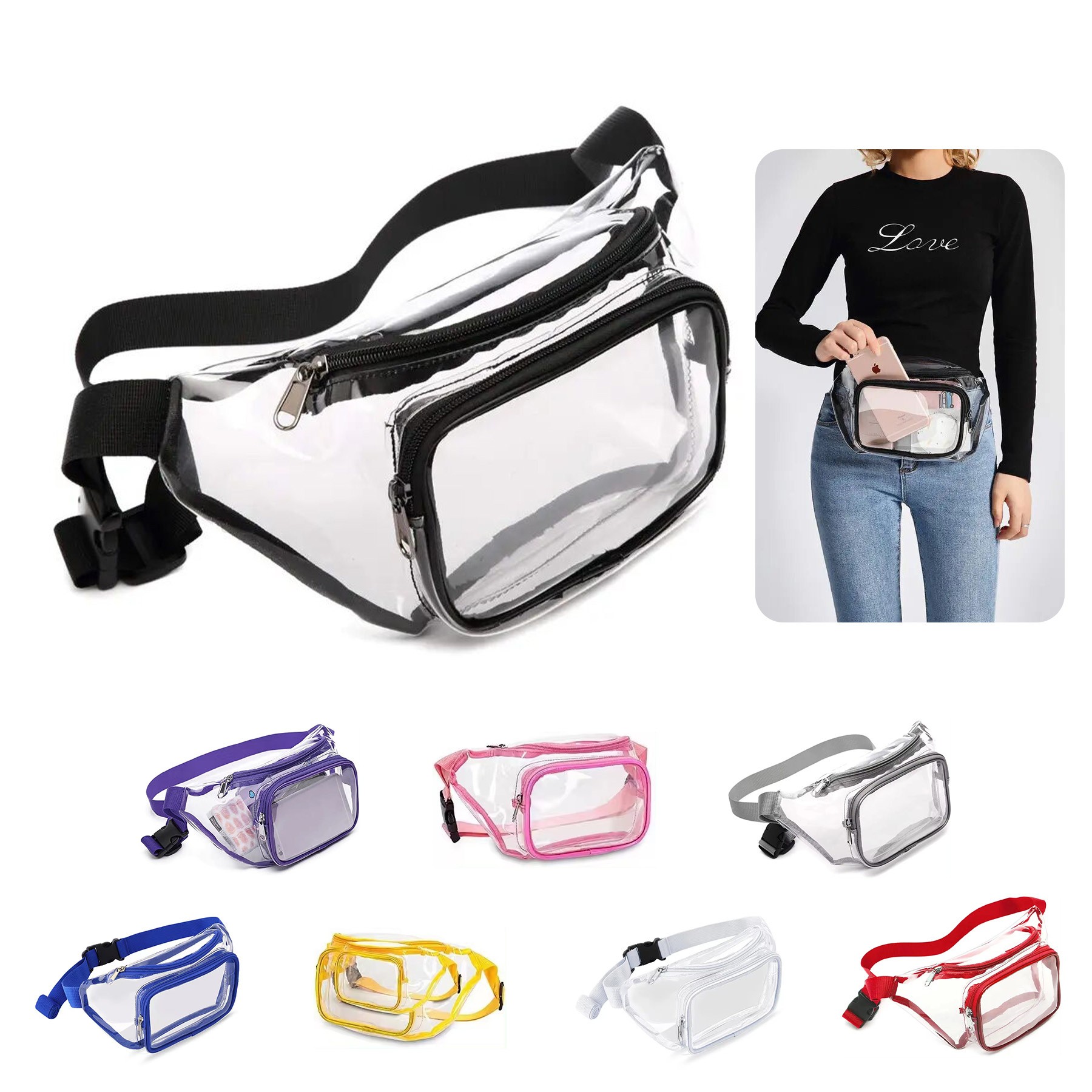 Clear Crossbody Bag