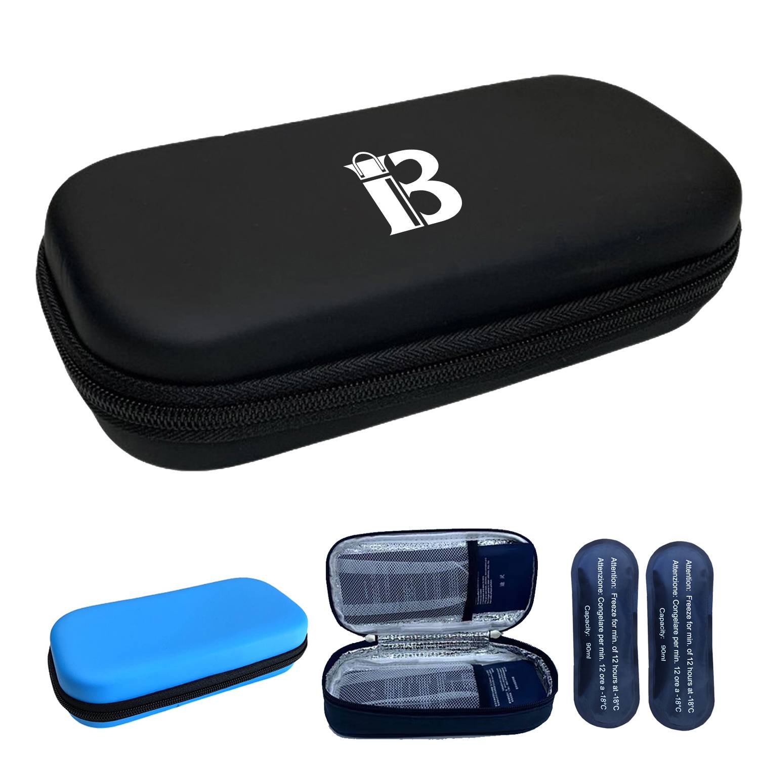 Medicla Cooler Insulin Cooling Bag With Two Ice Packs 1