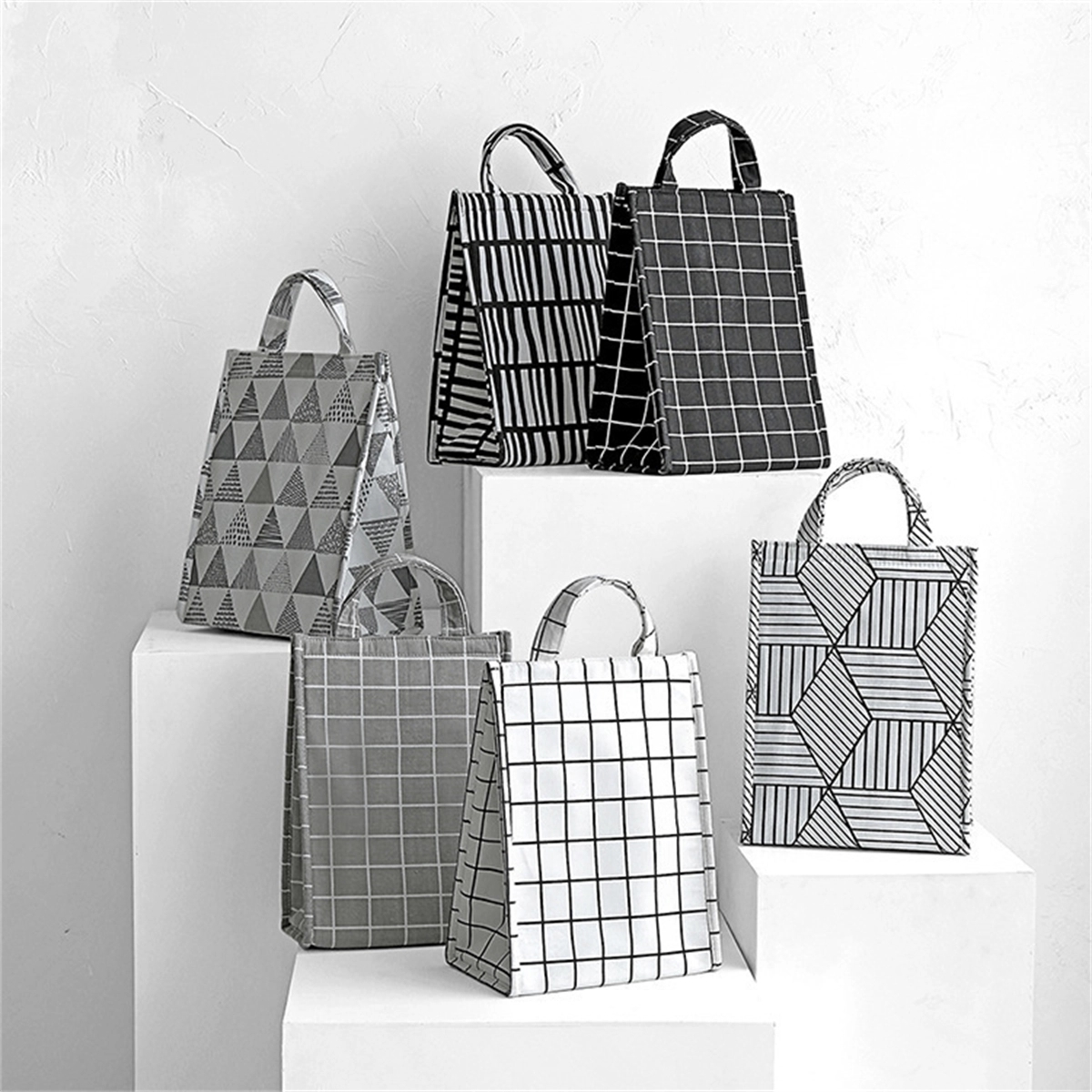 Insulated Lunch Bag Tote Handbag 2