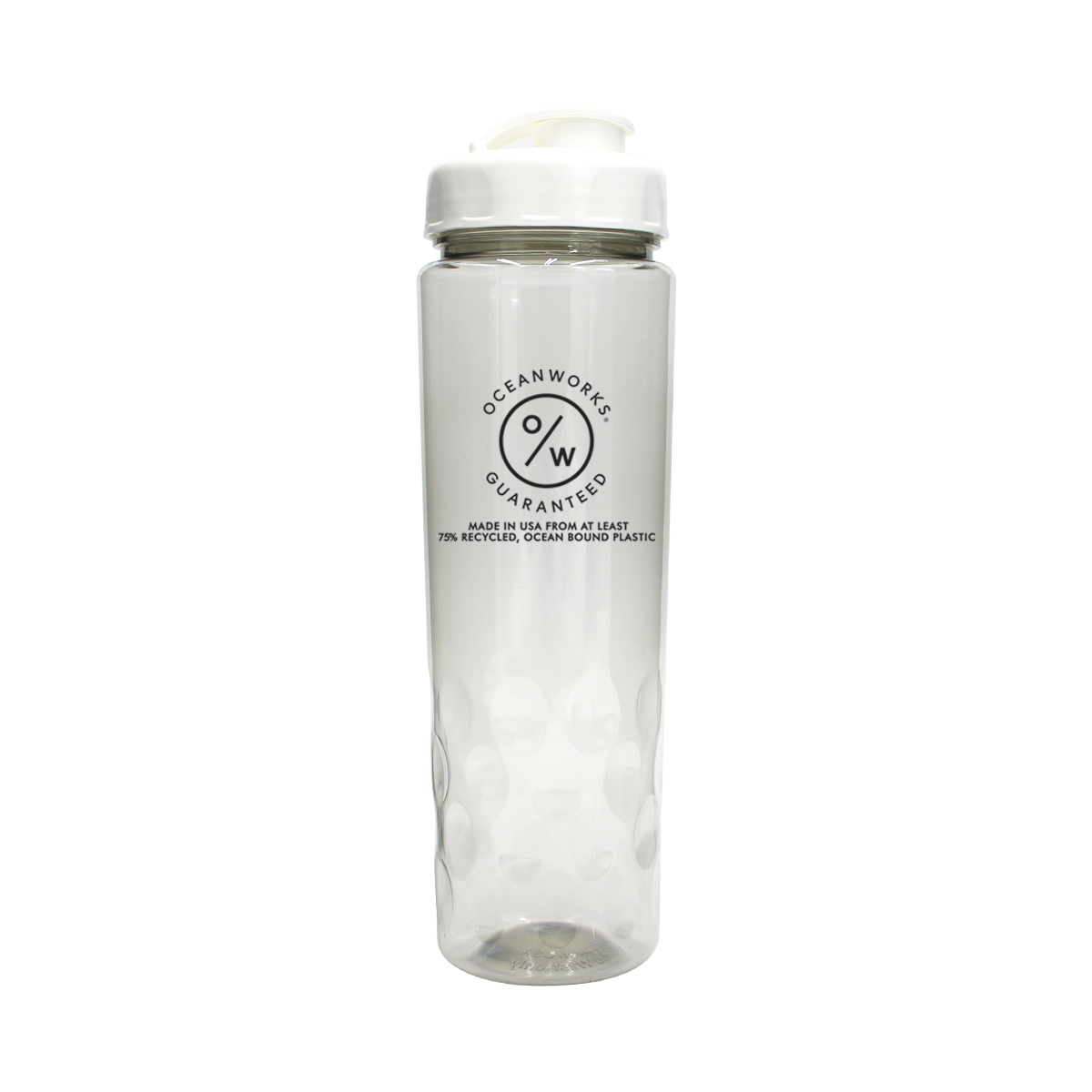 RECYCLED PET - 24 oz. Bottle with Flip Top Cap 9
