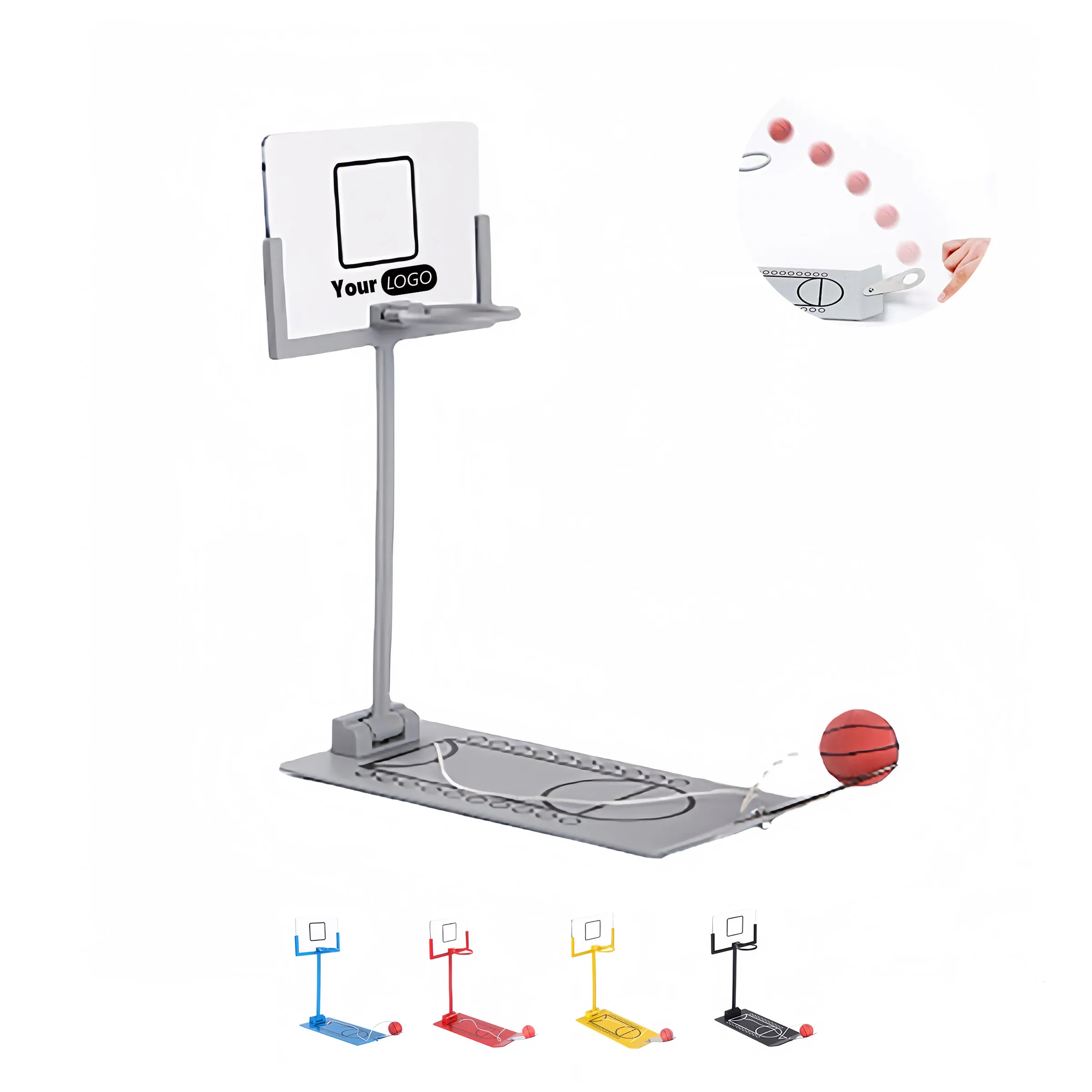 Alloy Office Desktop Toy Folding Basketball Machine 2