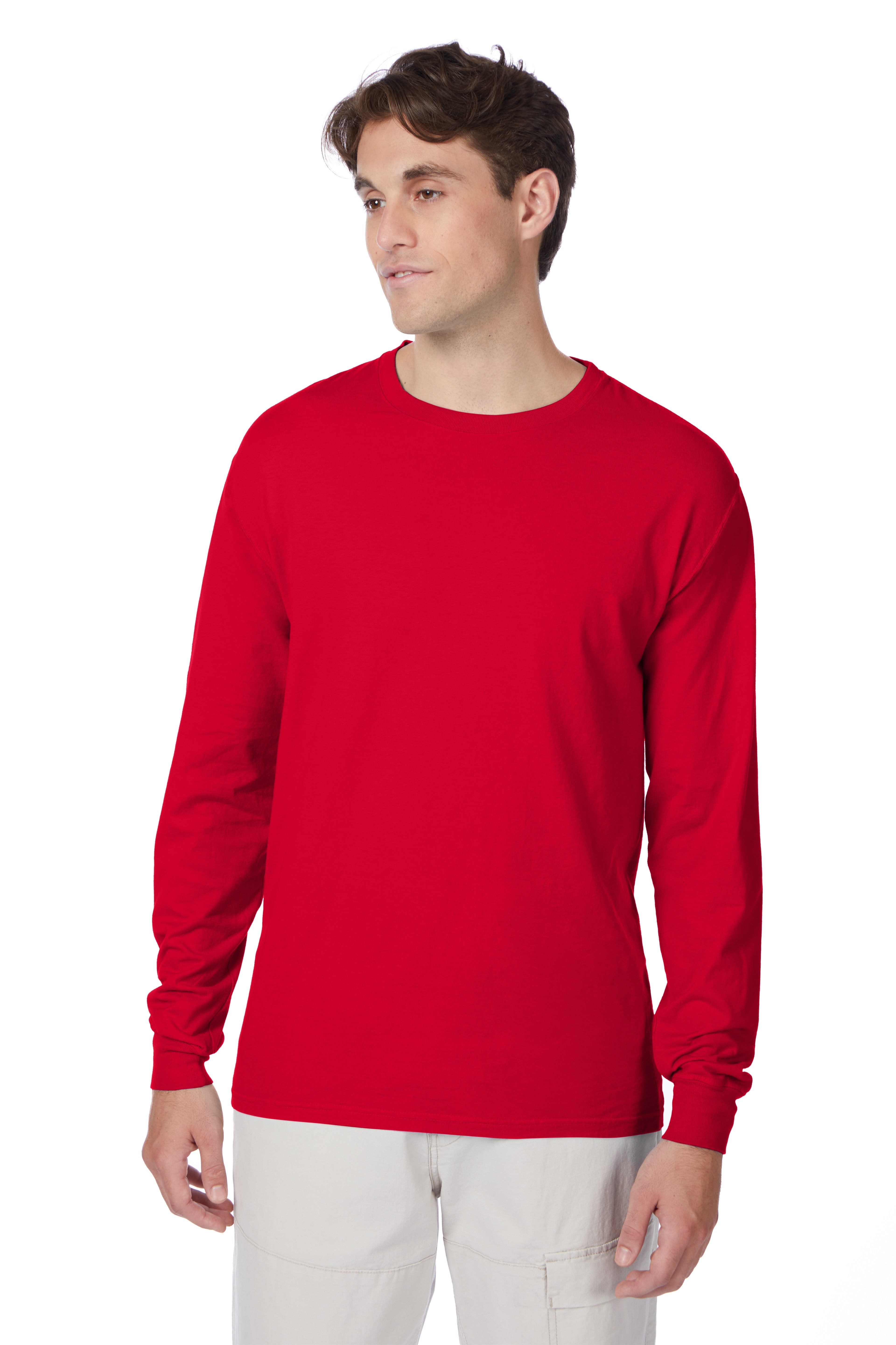 Hanes Beefy-T Long-Sleeve T-Shirt 15
