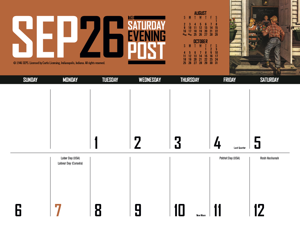 Triumph® Calendars Big Block Memo 43