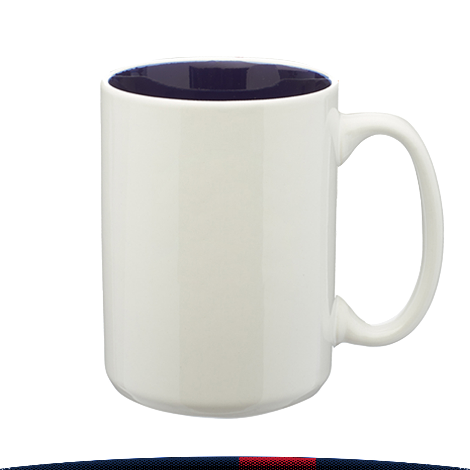 15 oz. Two-color Bistro Customized Mugs 6
