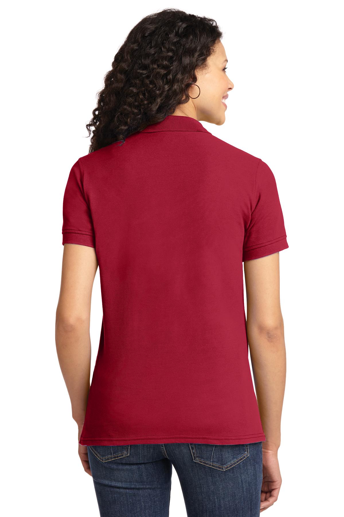 Port & Co Women's Core Blend Pique Polo. LKP155 114