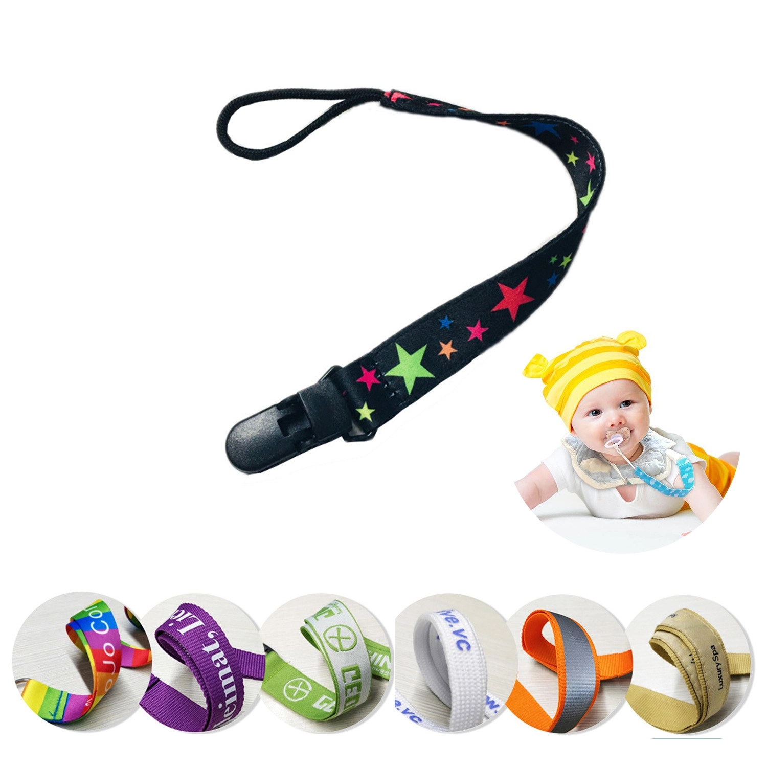 Pacifier Holder With A Clip 1