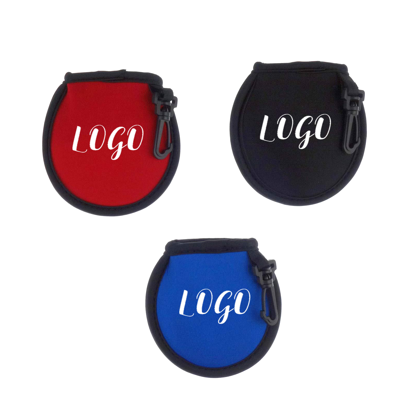 Portable Golf Ball Cleaner Pouch With Carabiner 2