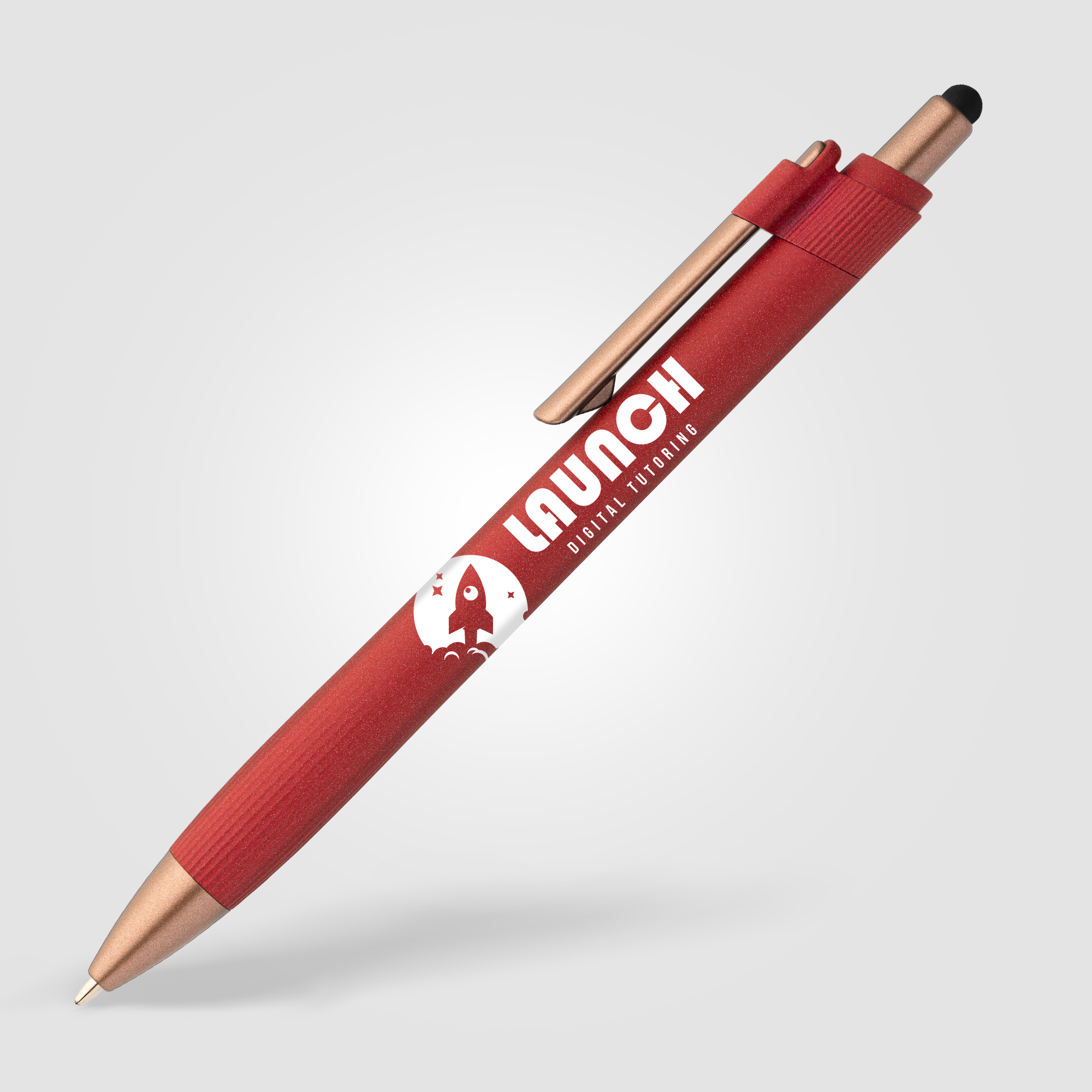 York Recycled Plastic Bronze Trim Stylus Ballpoint Pen 22