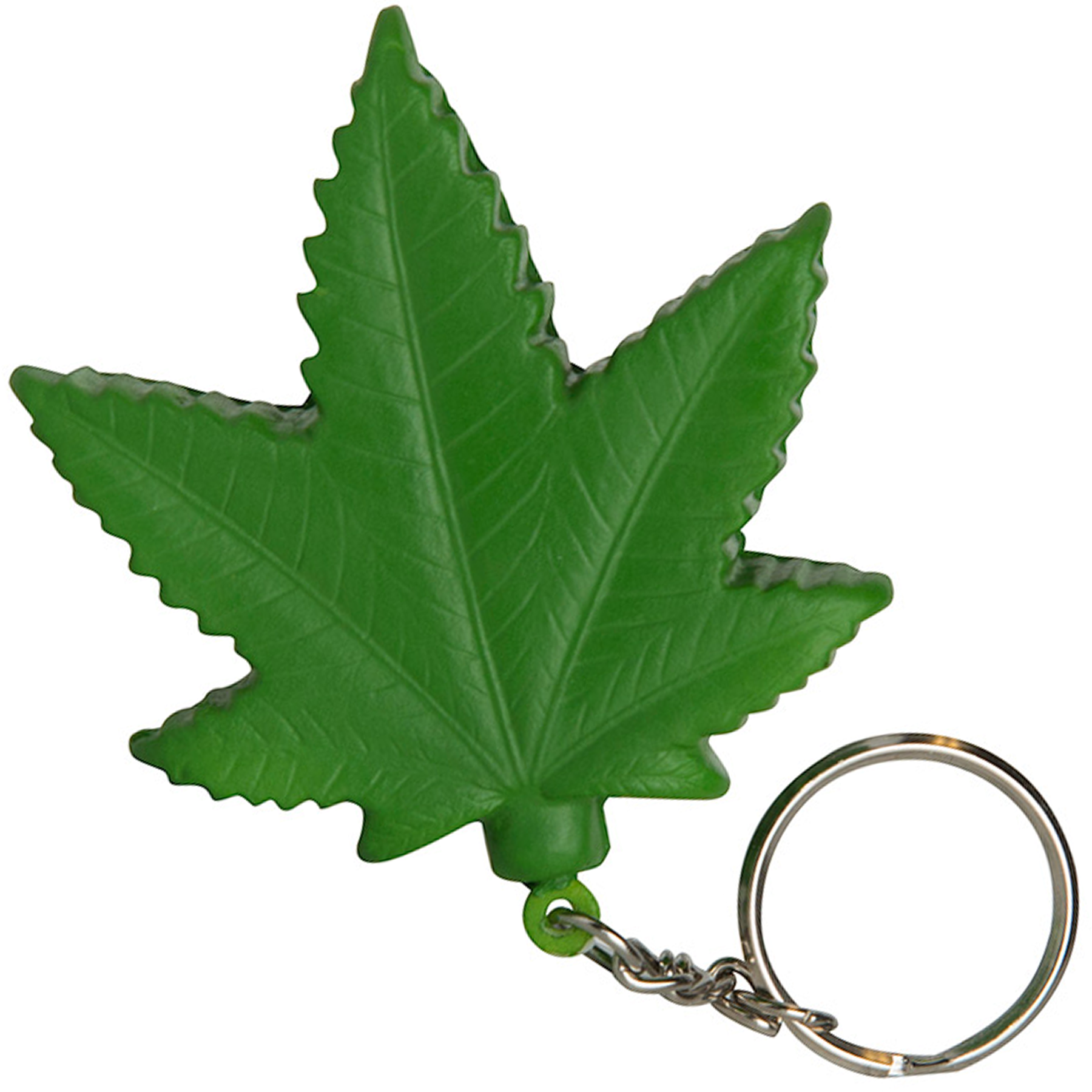 Cannabis Leaf Keyring Stress Reliever 2