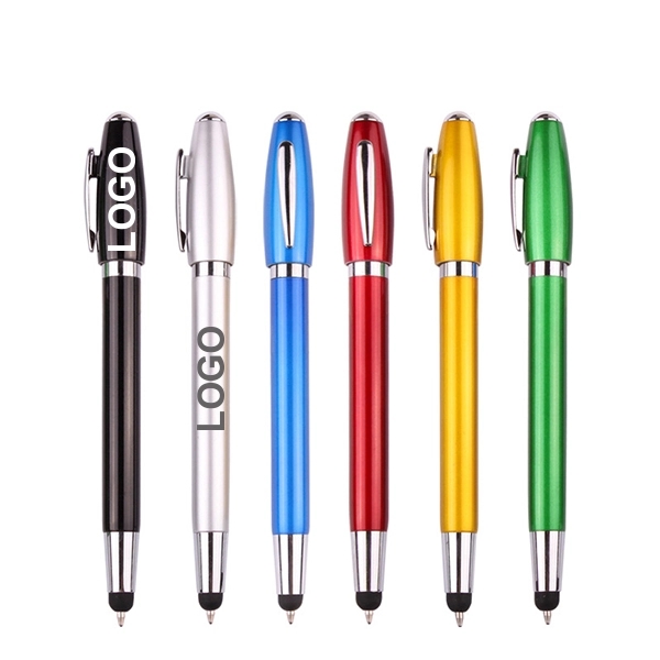 Plastic Pen with Stylus Tip 2