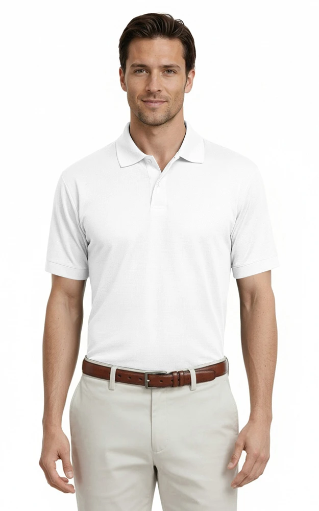 Adult Tonal Stripe Wicking Polo 28