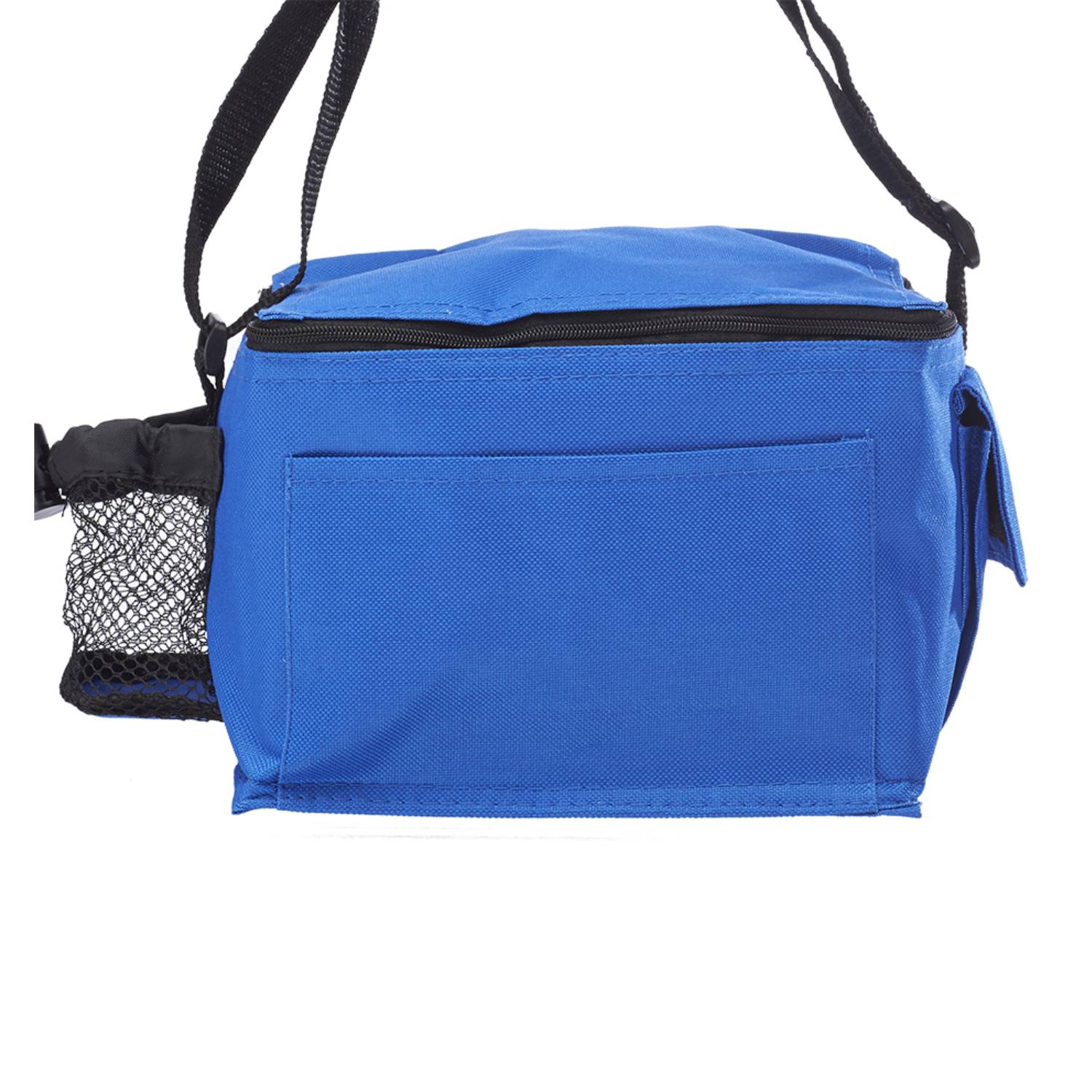Top Zipper Insulated Lunch Bag with Mesh Pocket 7