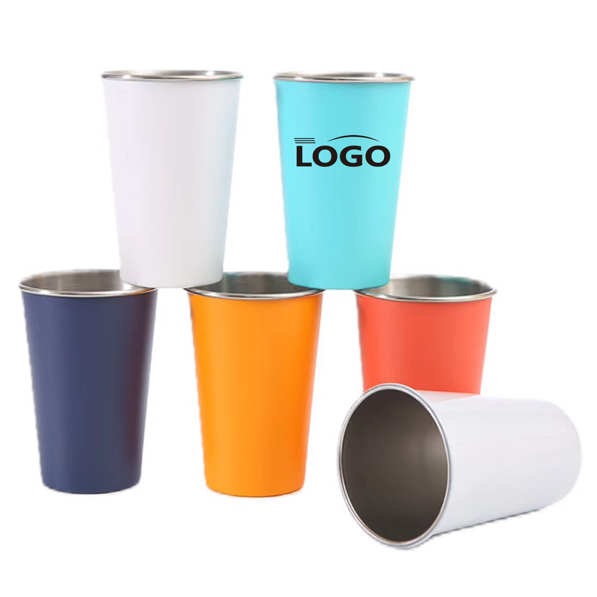 Stainless Steel Cups 16 oz Pint Cup 2