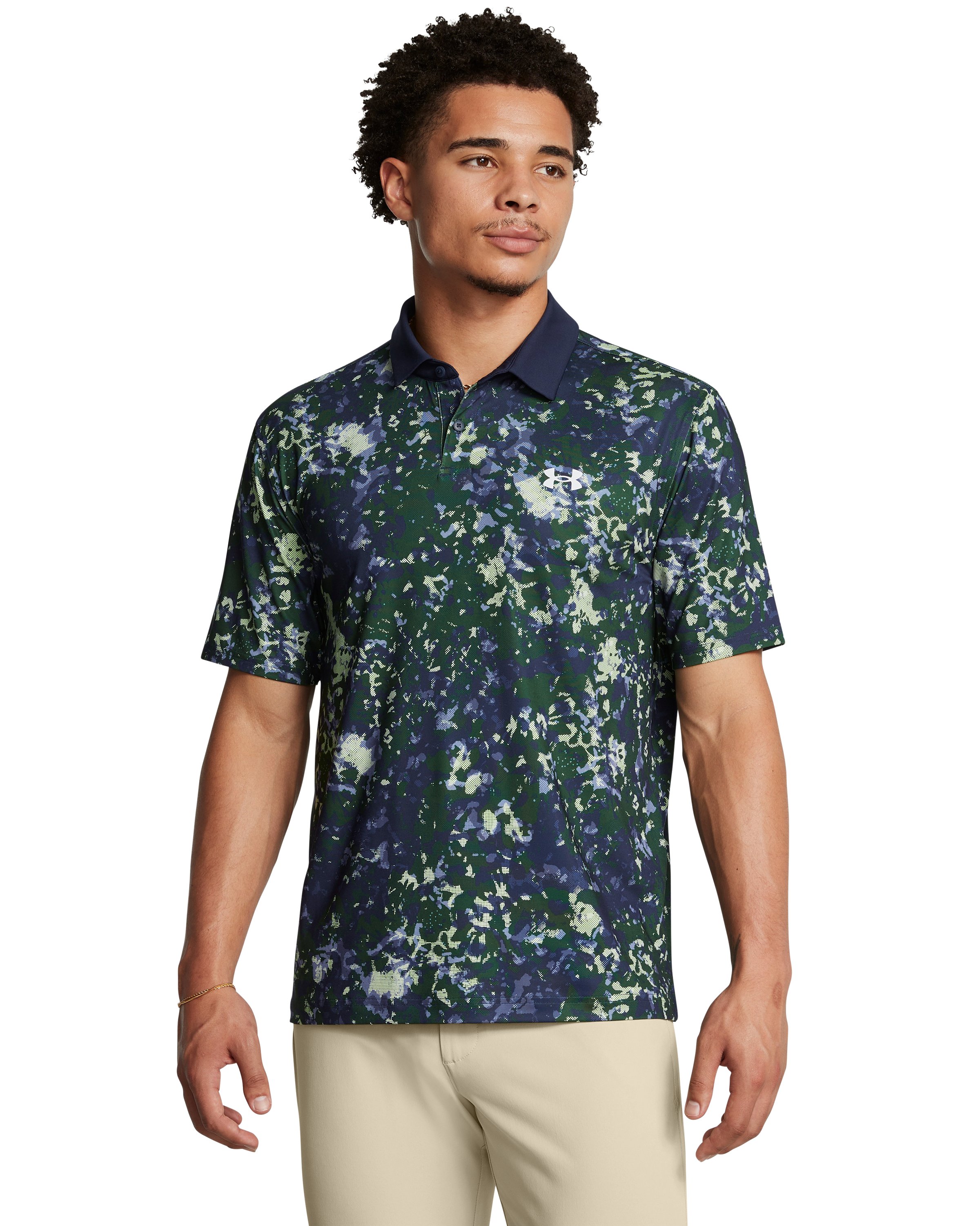 UA Tee To Green Printed Men's Polo 2
