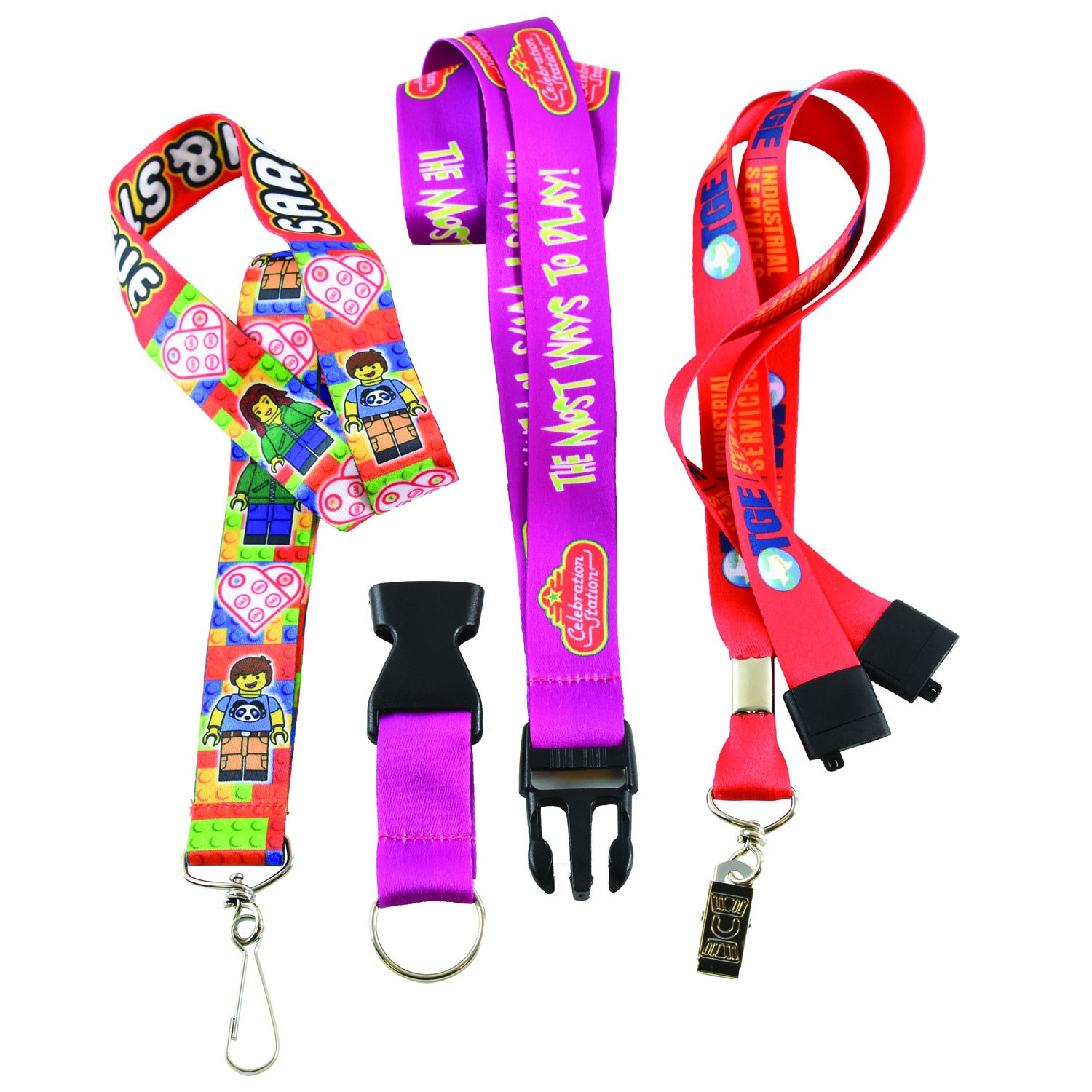 Dye-Sublimation Lanyards - 25 pcs Minimum 9