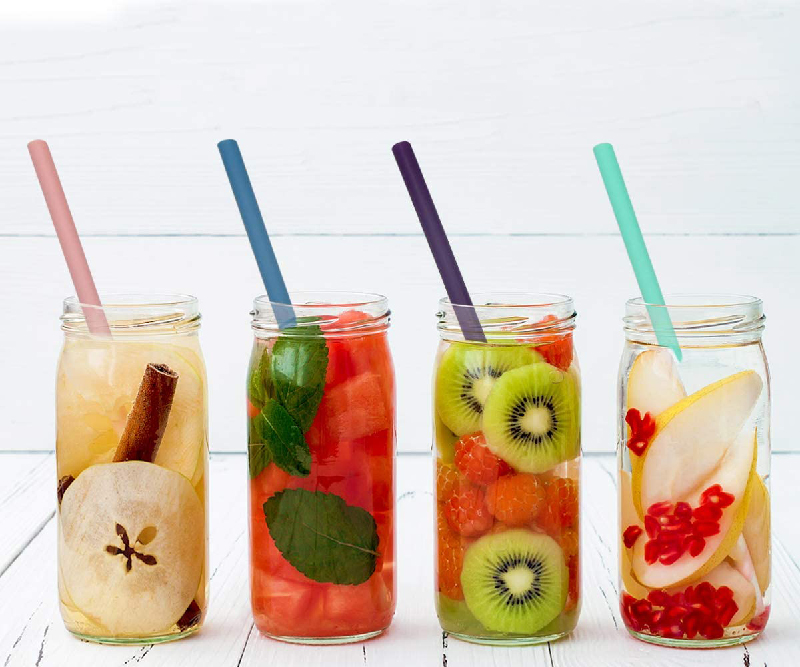 Reusable Straight Silicone Straw 4